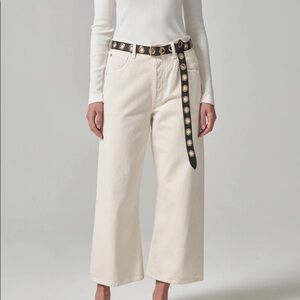 Citizens of humanity gaucho jeans - size 30 - marzipan